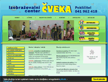 Tablet Screenshot of center-cveka.si
